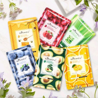 Mặt nạ Seomou, mặt nạ hoa quả nội địa trung dưỡng ẩm, dưỡng trắng.