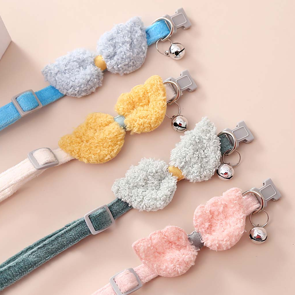 Vòng Cổ Có Chuông Cánh Thiên Thần Cho Chó Poodle To Lớn Mèo Cún Thú Cưng Dễ Thương 20kg 40kg Mới Sinh Dưới 2kg Tự Làm