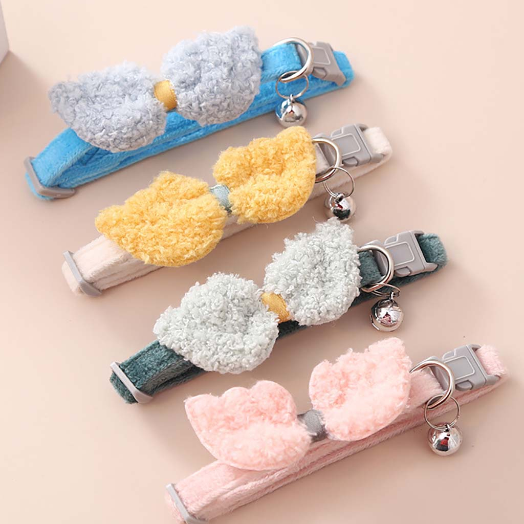 Vòng Cổ Có Chuông Cánh Thiên Thần Cho Chó Poodle To Lớn Mèo Cún Thú Cưng Dễ Thương 20kg 40kg Mới Sinh Dưới 2kg Tự Làm