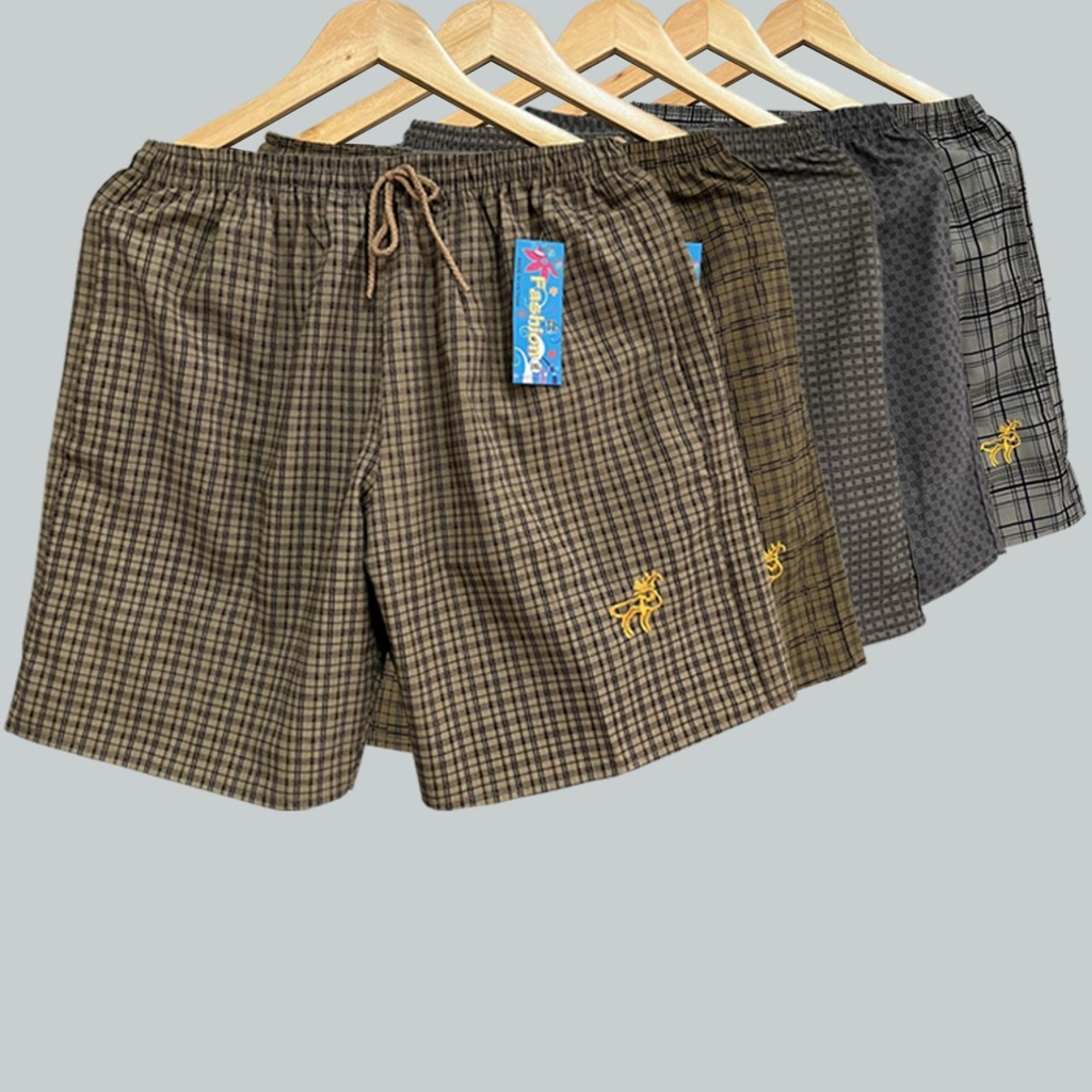 COMBO 3  Quần Short Quần Đùi Nam Kate Caro  from Rộng  Thoải Mái ,khóa kéo 2 bêm túi ,size từ 40-90kg