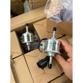 Bơm xăng, bơm dầu ô tô 12v. Bơm dầu 2 đầu thẳng hộp catton