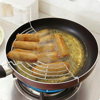 Vỉ gác chảo chiên rán dầu mỡ loại dày inox