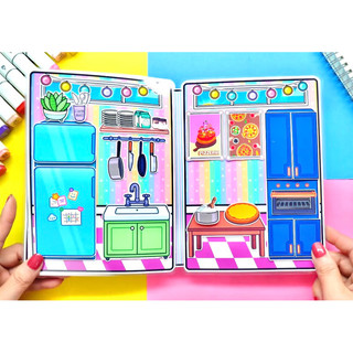 Cửa hàng Pizza của Toca - Búp bê giấy