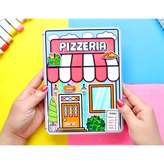 Cửa hàng Pizza của Toca - Búp bê giấy