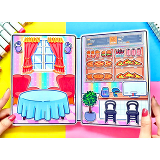 Cửa hàng Pizza của Toca - Búp bê giấy