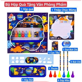 Bộ Văn Phòng Phẩm 14 Trong 1, Đồ Dùng Học Tập Cho Học Sinh Tiểu Học