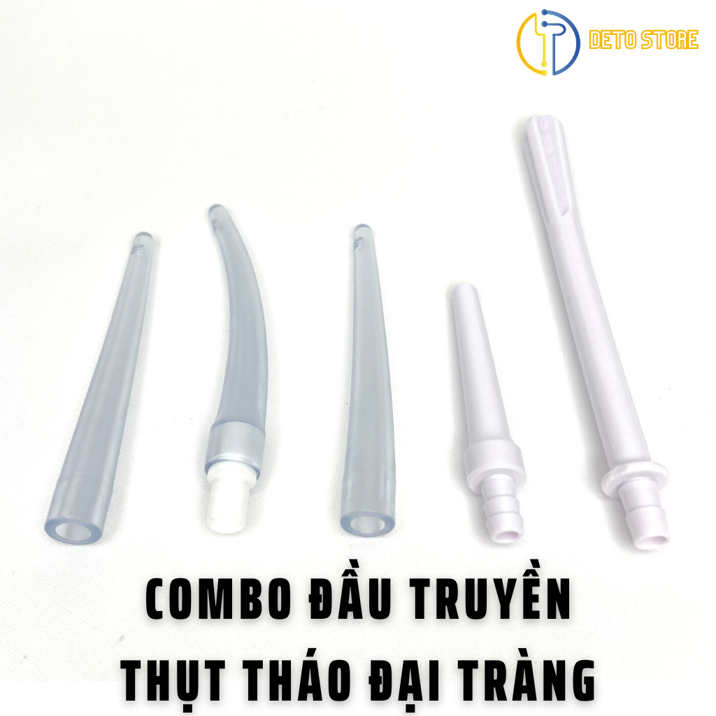 Combo ống truyền mềm thải độc đại tràng ENEMA cafe đầy đủ các loại đầu thụt tháo đại tràng