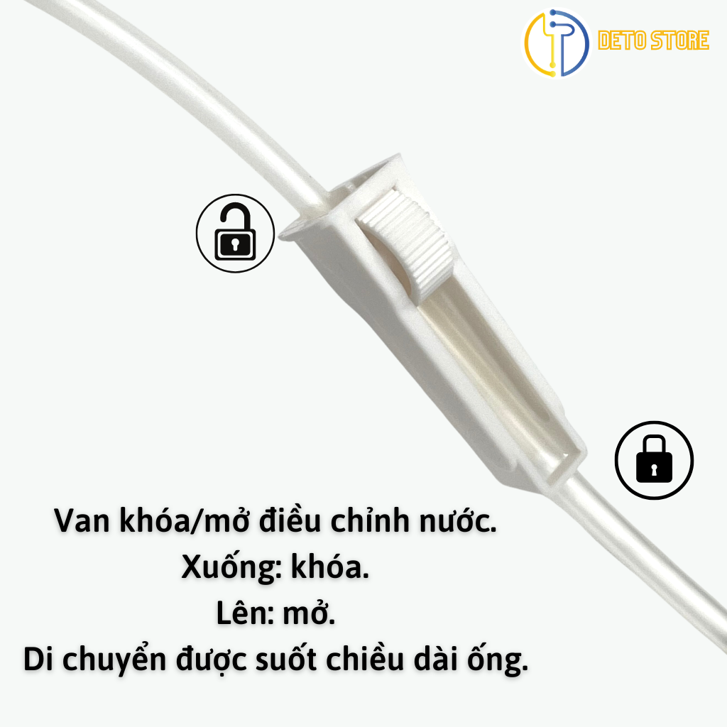 Dây nối bình thải độc Cà Phê, ống nối dài 1,8 mét, dây truyền súc rửa Coffee Enema, Gerson
