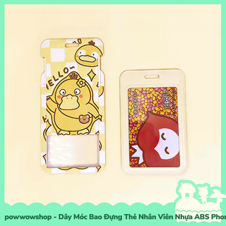 [Sẵn VN - Hỏa Tốc] Dây Móc Bao Đựng Thẻ Nhân Viên Dọc Nhựa ABS Phong Cách Nhân Vật Game Anime Manga Vịt Psyduck