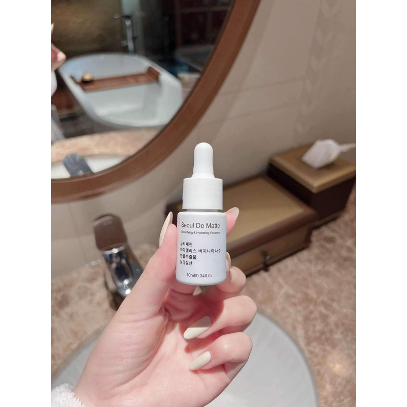 (Tặng nạ) Serum làm sạch và cấp nước ban đêm hạn 2028  rose de seoul Thải độc seoul de matte  IS438