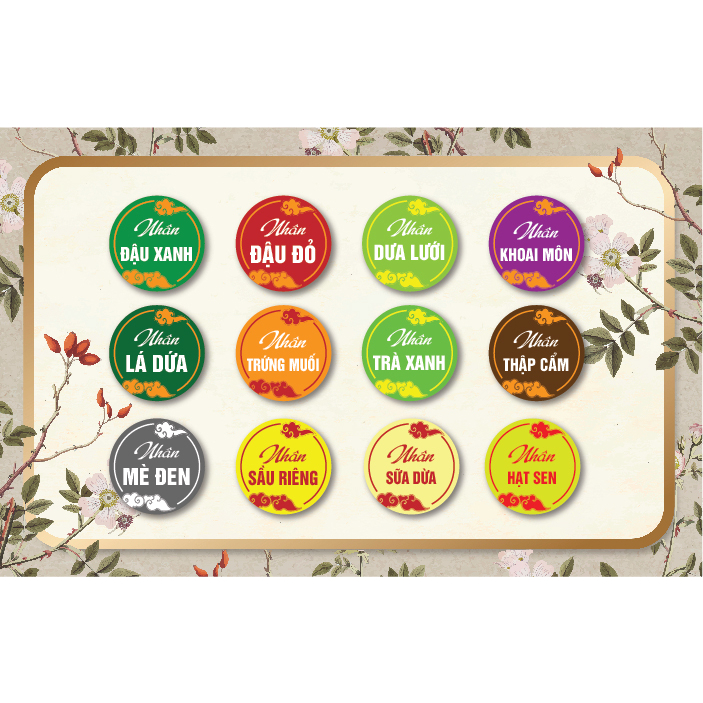 (MỚI) SET 20 TEM NHÂN BÁNH TRUNG THU - TEM DÁN NHÂN BÁNH TRUNG THU ...