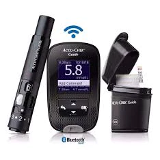 (hỏa tốc) Máy Đo Đường Huyết Accu-Chek Guide (tặng 25que, 100 kim, 100 cồn)