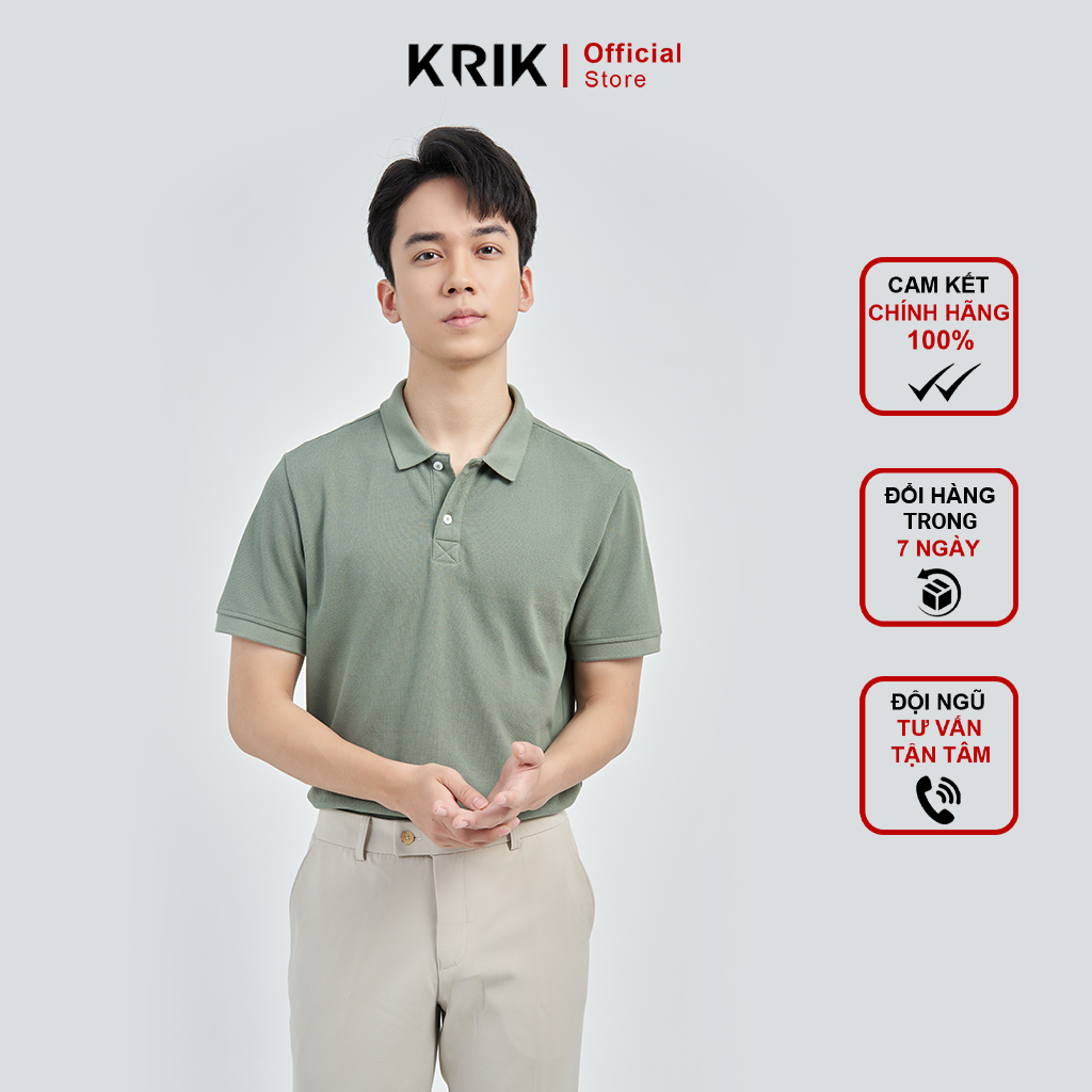 Áo Polo Nam Cổ Đức Form Regular Rộng Thoáng, Tạo Cảm Giác Thoải Mái Chất Liệu Cotton PL2044