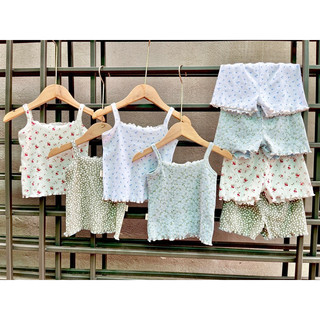 Bộ 2 dây chất liệu thun tăm siêu mềm cho bé gái