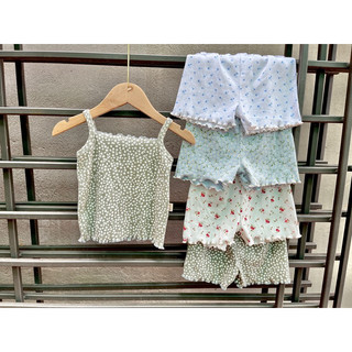 Bộ 2 dây chất liệu thun tăm siêu mềm cho bé gái