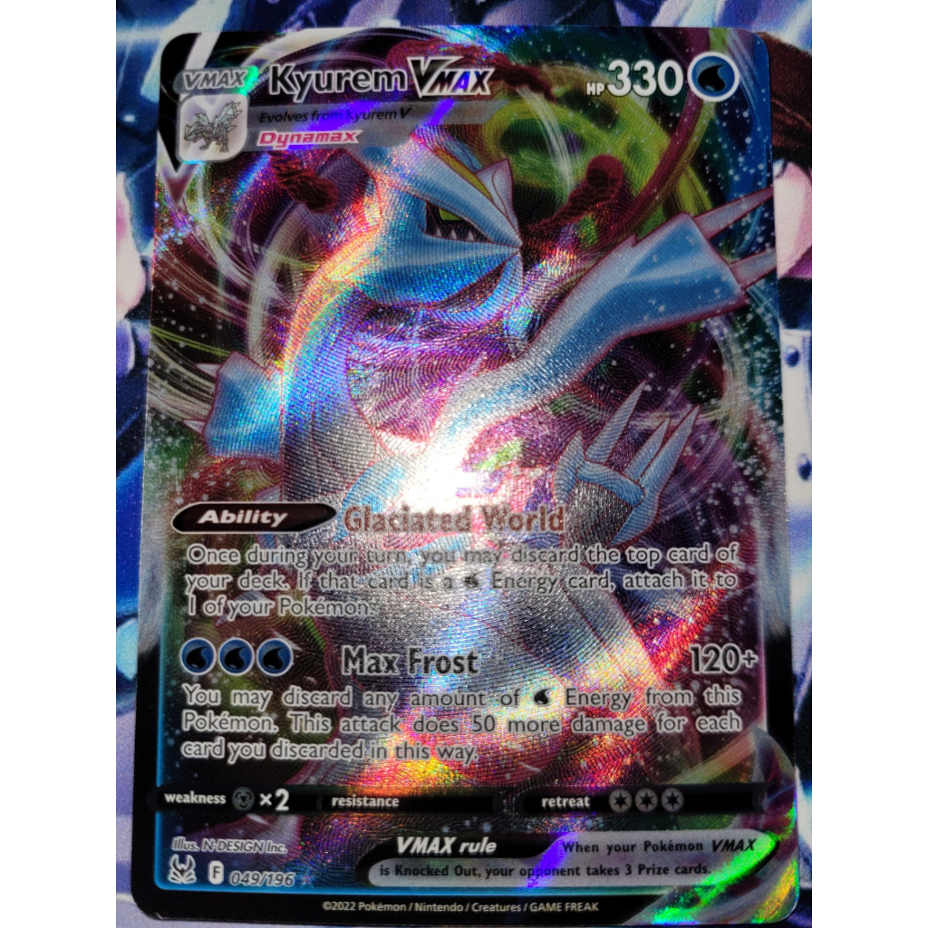 Th bi Pokemon - TCG - Kyurem VMAX [Sword & Shield: Lost Origin] /  049/196' | Shopee Vit Nam
