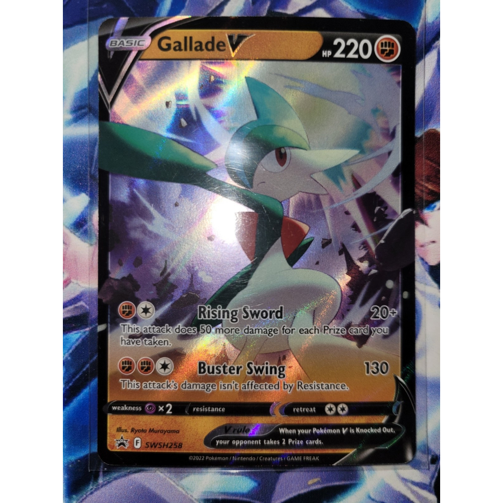 Th bi Pokemon - TCG - Gallade V [Sword & Shield: Black Star Promos] /  SWSH258' | Shopee Vit Nam