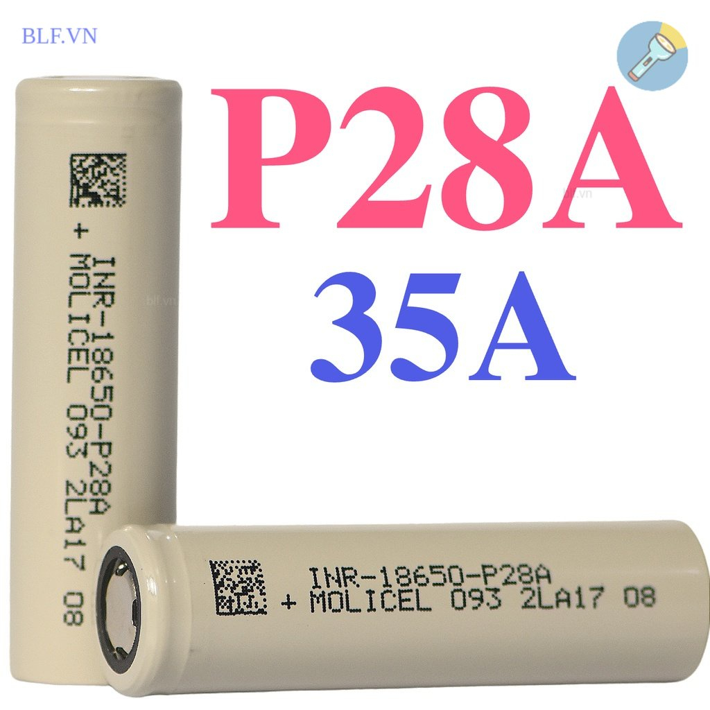 Pin Molicel P28B 2800mAh 40A Li-ion công suất cao INR-18650-P28B ...