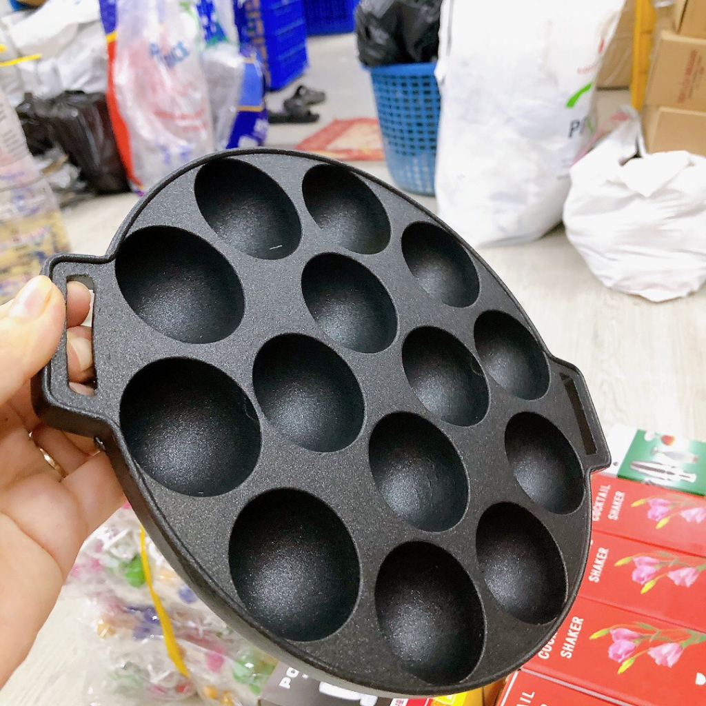 Khuôn làm bánh bạch tuộc Takoyaki 14 lỗ Nhật Bản chống dính cao câp - Khuôn làm bánh