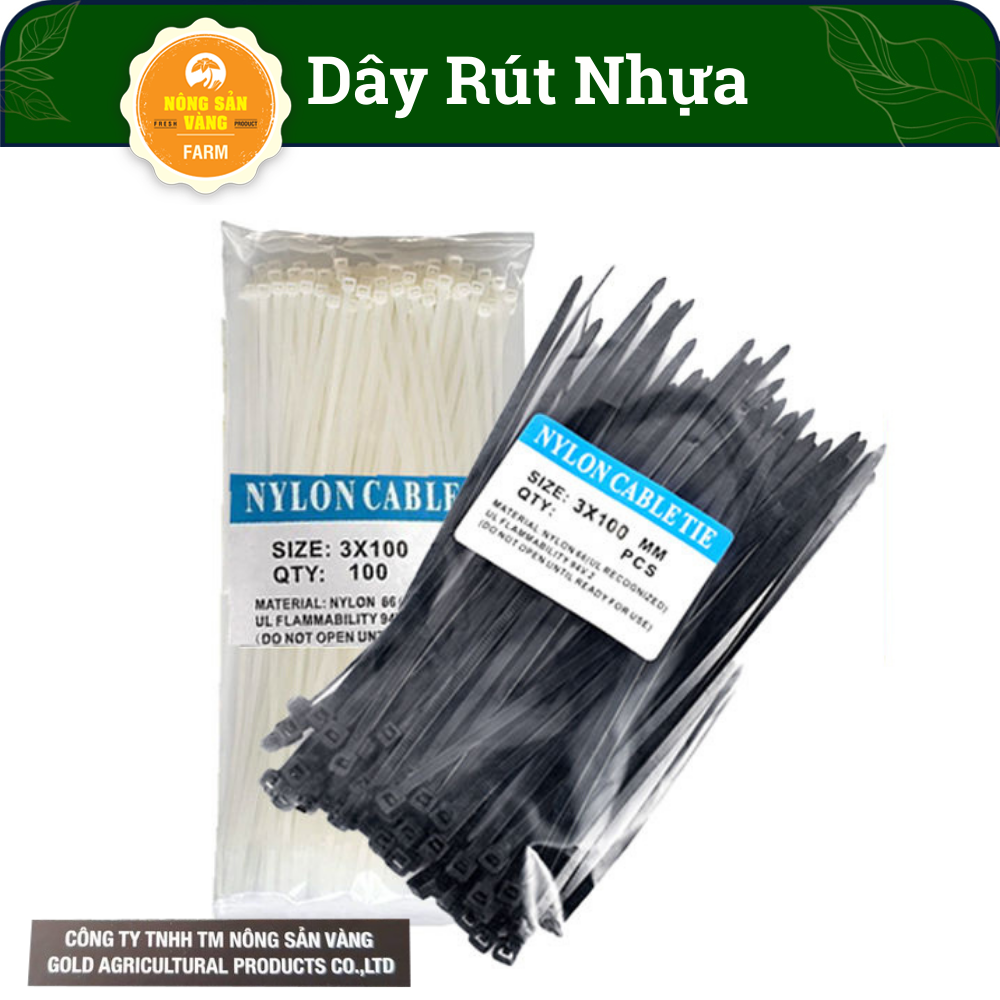 Dây Rút Nhựa Cố Định Làm Dàn Siêu Bền, Dẻo , Cố Định Cây, Hàng Rào ( 70 ...