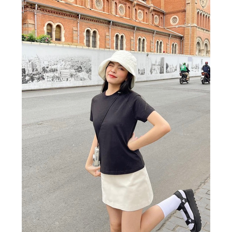 Áo babytee trơn basic áo phông form nhỏ chất cotton