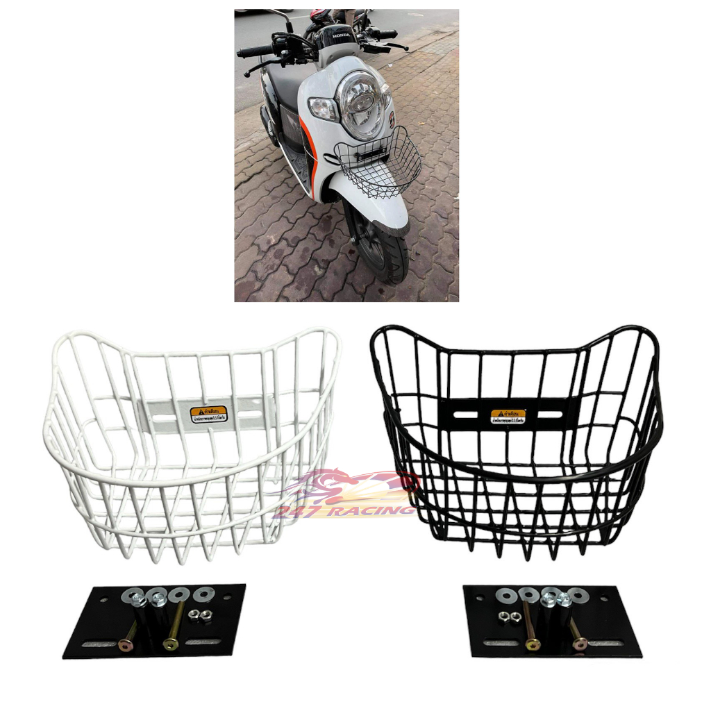 Rổ THÁI gắn xe máy SCOOPY full bát và ốc hàng chất lượng giá tốt