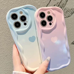 Ốp Điện Thoại Màu Hồng gradient Cho iPhone 11 12 8 7plus 12Pro 8plus xr xsmax x 11Promax 14 13 14plus 11Promax sk1016