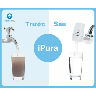 Thiết bị lọc nước tại vòi AquaHandy iPura Lọc sạch tạp chất loại bỏ Clo Dễ dàng lắp đặt