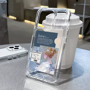 Ốp lưng iphone Trong Suốt Chống Sốc LOVE lưng cứng Cho IPhone 14 12 13 11 Pro Max 6 6S 7 8 Plus X XS XR sd1117