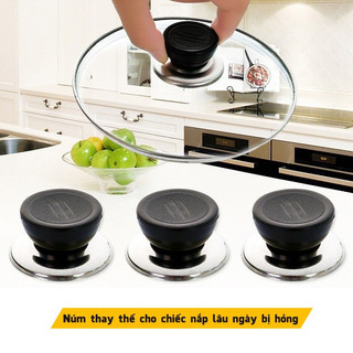 COMBO 3 Núm Cầm Thay Thế Cho Nắp Vung Nồi Niêu Xoong Chảo, Núm Vung Nồi Tiện Lợi 88392 mienphivanchuyen199k