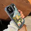 Ốp cho iphone Trong Suốt Chống Sốc Mèo ngắm hoa lưng cứng Cho IPhone 14 12 13 11 Pro Max 6 6S 7 8 Plus X XS XR sd1119