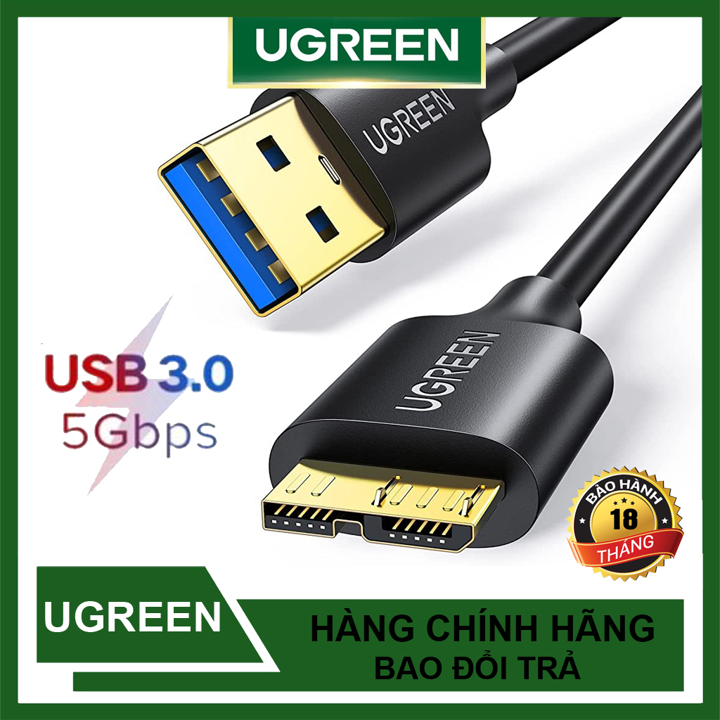 Cáp USB 3.0 To Micro B Ugreen 10365 10841 10840 10843 US130 Dùng Cho ...