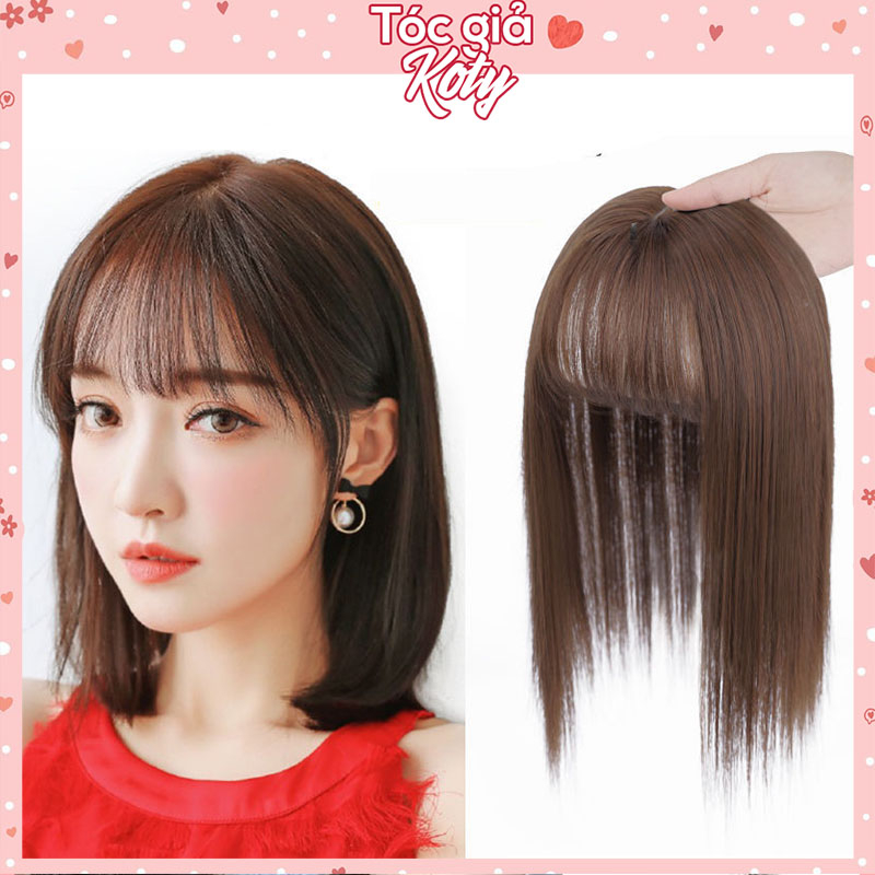 Tóc giả che hói đỉnh đầu Koty tóc mái giả che hói cho nữ TG210 | Shopee ...