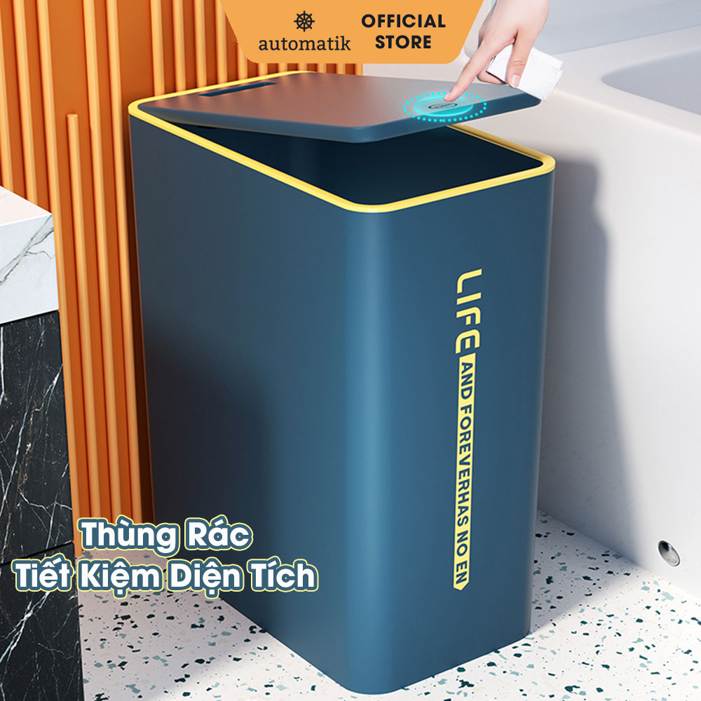 Thùng Rác Nhà Vệ Sinh Sọt Rác Có Nắp Bật Thùng Đựng Rác Nhựa Tiết Kiệm ...