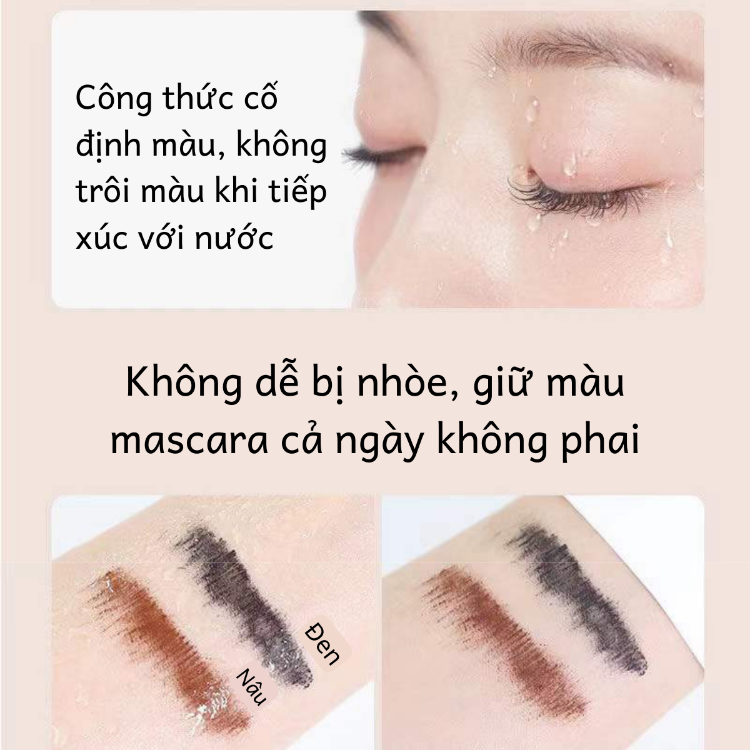 Chuốt Mi Iron Strong Cong Dài Sau Nhiều Giờ Mà Không Bị Vón Cục, Chống Nước Lâu Trôi