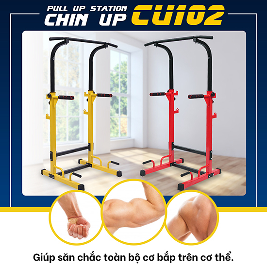 Ảnh Xà đơn xà kép BG CHINNING DIPPING đa năng cao cấp 1