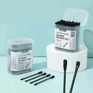 Hộp 100 Chiếc Bông Ngoáy Tai Thiết Kế 2 Đầu Xoắn Ốc Và Đầu Thìa Nhỏ Dễ Dàng Sử Dụng Tiện Lợi 88388 mienphivanchuyen199k