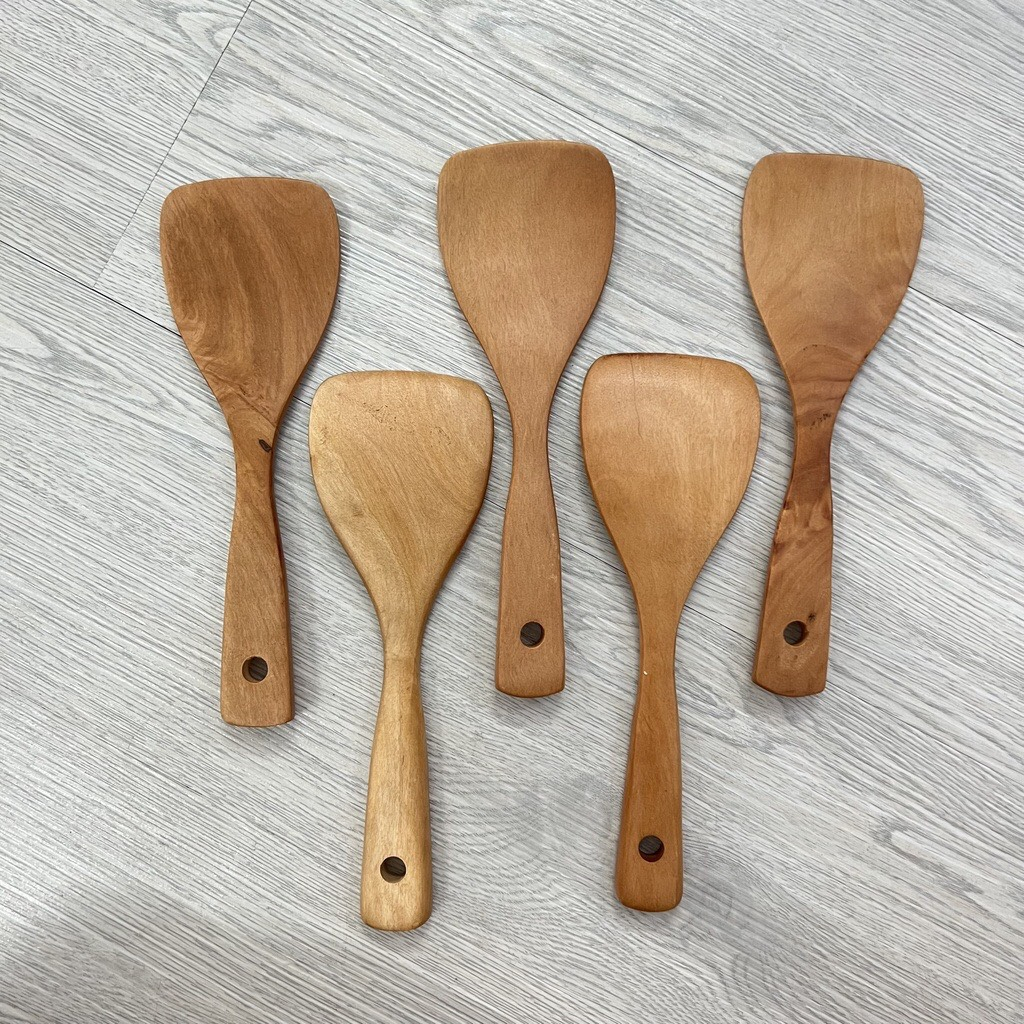 Vá - Sạn Gỗ dùng Cho Nồi Chống Dính an toàn và sạch sẽ