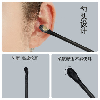 Hộp 100 Chiếc Bông Ngoáy Tai Thiết Kế 2 Đầu Xoắn Ốc Và Đầu Thìa Nhỏ Dễ Dàng Sử Dụng Tiện Lợi 88388 mienphivanchuyen199k