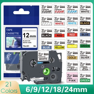 COLORWING Kopatibel Schriftband Ersatz Für Brother 9 X 8 TZe-221 Tz-221 TZe221 Lainated