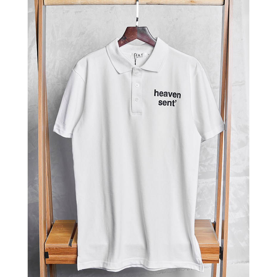 Áo polo HEAVEN SENT thanh lịch - Áo cotton cao cấp