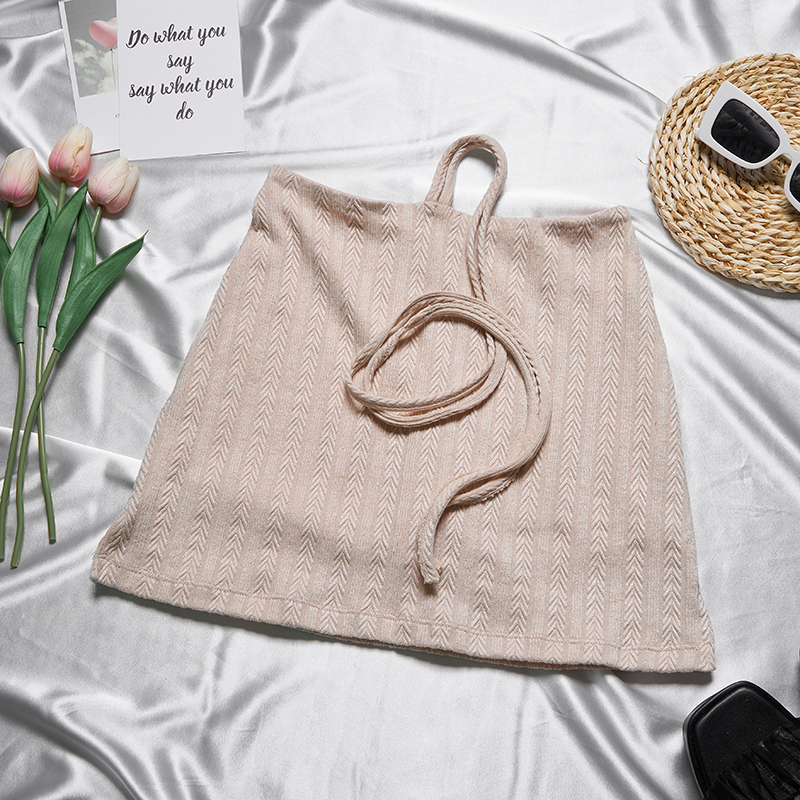 Set áo, chân váy trơn cao cấp - Set áo váy len tăm