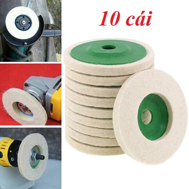 Bộ 10 đĩa nỉ đánh bóng