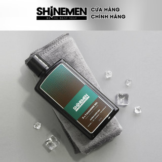 Khăn tắm, khăn gội đầu cotton SHINEMEN chất nhung mềm mịn, màu xám, không ra màu 35x75cm