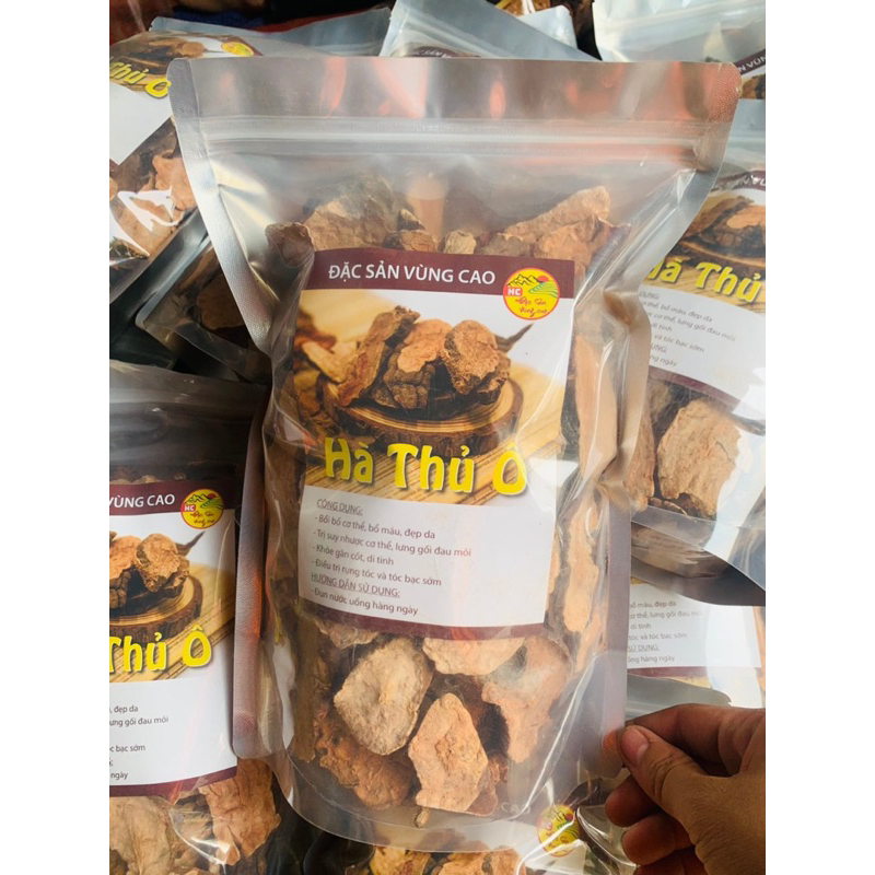 Củ Hà Thủ Ô Đỏ Khô 1kg Thái Miếng [Chuẩn Rừng], Hà Thủ Ô Ngâm Riệu | Ngăn Tóc Bạc Sớm, Bồi Bổ Sức Khỏe