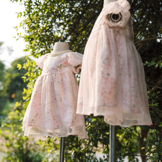 Váy công chúa phối tơ đũi cho bé 1-7 tuổi (8-26kg)