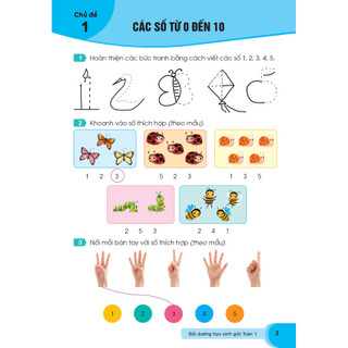 Sách - Bồi Dưỡng Học Sinh Giỏi Toán Lớp 1 - Biên soạn theo chương trình GDPT mới - ndbooks
