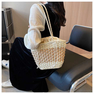 Túi cói đi biển đeo chéo - [Giá gốc tại xưởng]