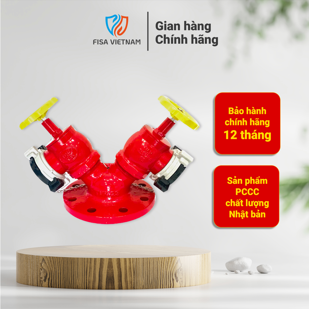 Trụ chữa cháy 2 cửa Tomoken Model TMK-23 chính hãng/ thiết bị PCCC dán ...