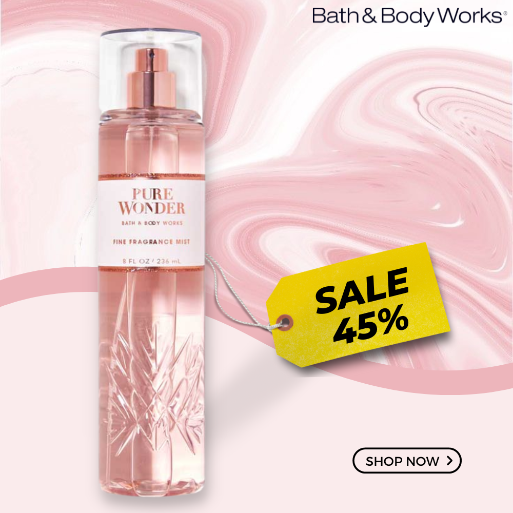 Xịt Thơm Bath And Body Works Pure Wonder Fine Fragrance Mist Hương Thơm